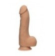 Fallo realistico the D dildo vaginale con ventosa pene morbido cock dual densiti