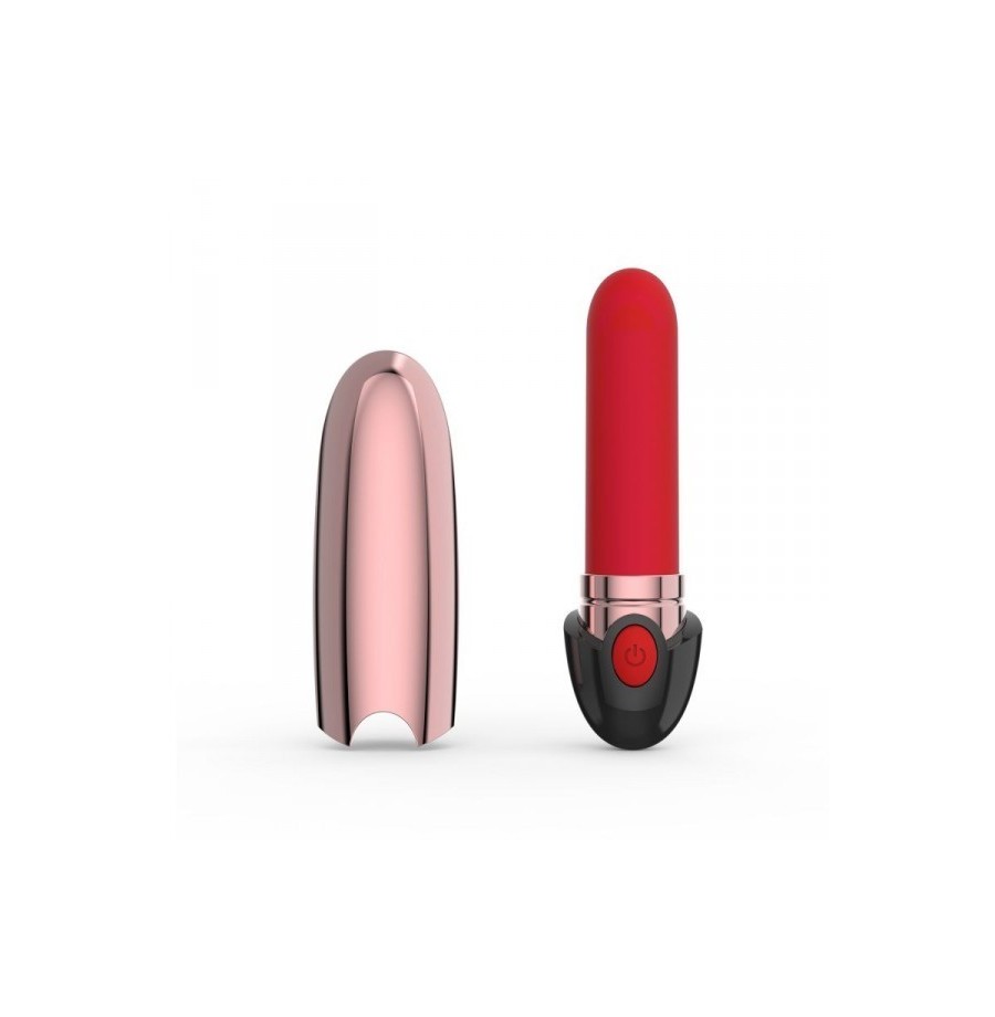 Vibratore vaginale stimolatore clitoride sex toys rossetto donna rosso red future