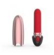 Vibratore vaginale stimolatore clitoride sex toys rossetto donna rosso red future