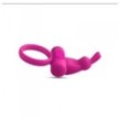 Anello fallico vibrante stimolatore clitoride rabbit in silicone sex toys uomo donna