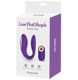 vibratore vaginale per coppia purple love nest - Stimolatori Vagina...