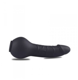 Fallo indossabile vaginale anale realistico in silicone strap on dildo sex toys stimolatore nero