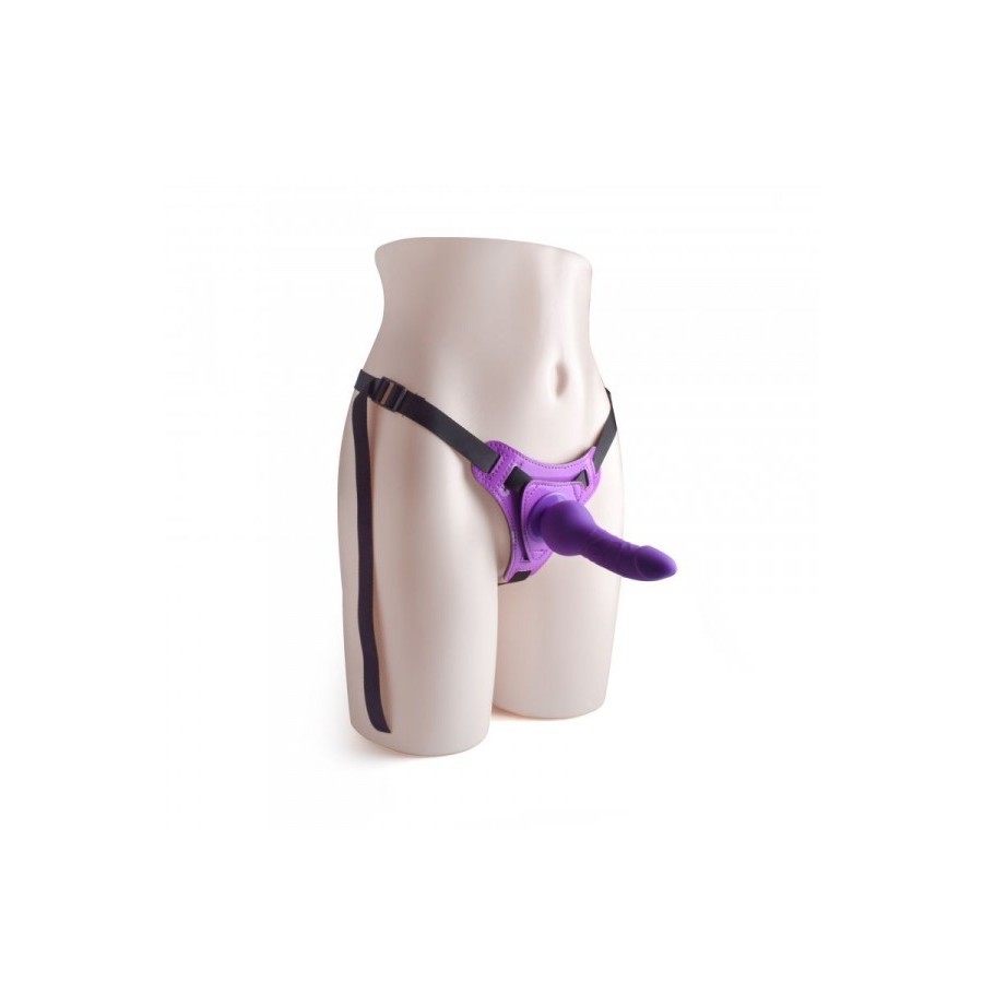 Strap on dildo vaginale anale per punto g indossabile fallo realistico dildo in silicone slim g