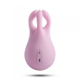 Stimolatore vaginale in silicone rosa per donna vibratore clitoride ricaricabile