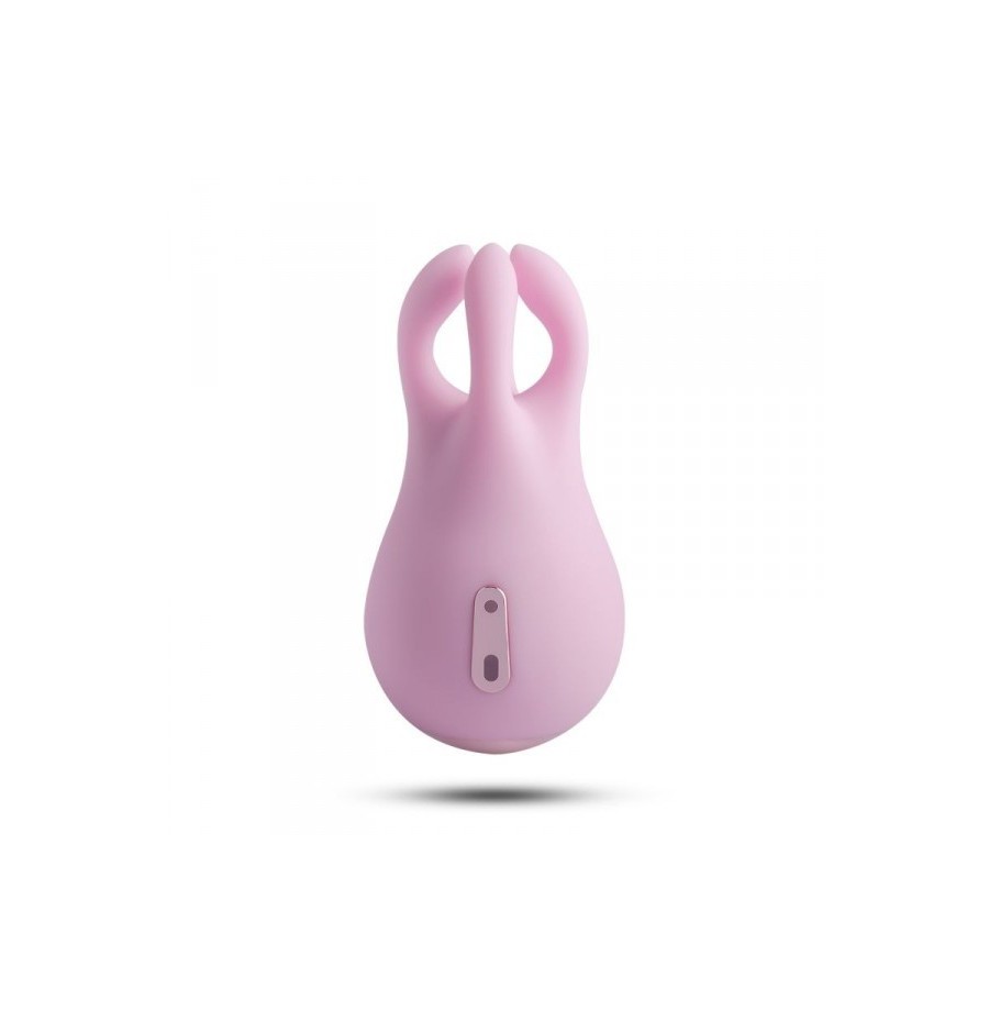 Stimolatore vaginale in silicone rosa per donna vibratore clitoride ricaricabile