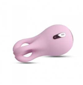 Stimolatore vaginale in silicone rosa per donna vibratore clitoride ricaricabile