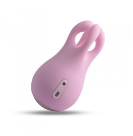 Stimolatore vaginale in silicone rosa per donna vibratore clitoride ricaricabile