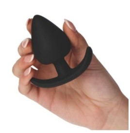 Plug anale butt dildo fallo in silicone nero the black small - Plug...