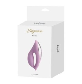 Vibratore vaginale stimolatore clitorideo per donna in silicone ros...