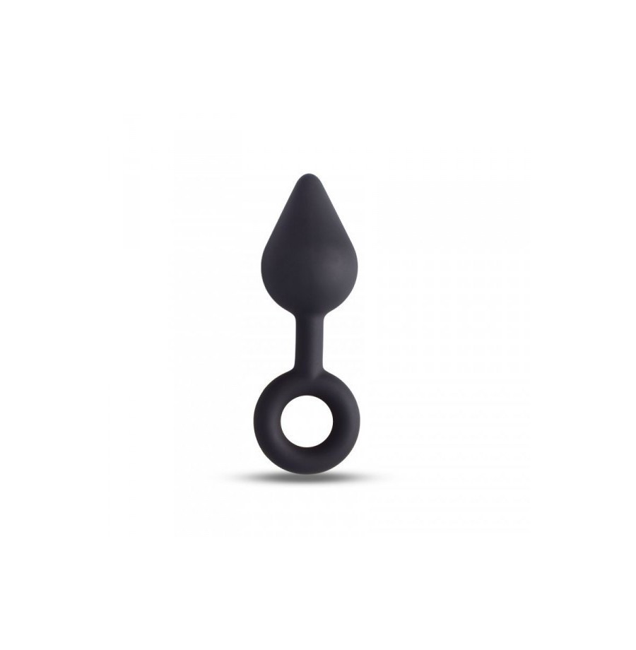 Plug anale but dildo black nero con anello sex toys massaggiatore anal