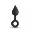 Plug anale but dildo black nero con anello sex toys massaggiatore anal