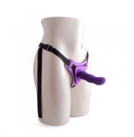 Fallo indossabile strap on anale vaginale Cintura regolabile strap-on purple