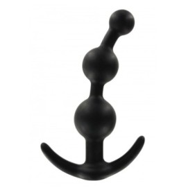 Fallo anale plug dildo in silicone realistico slim big anal butt sex toys nero black