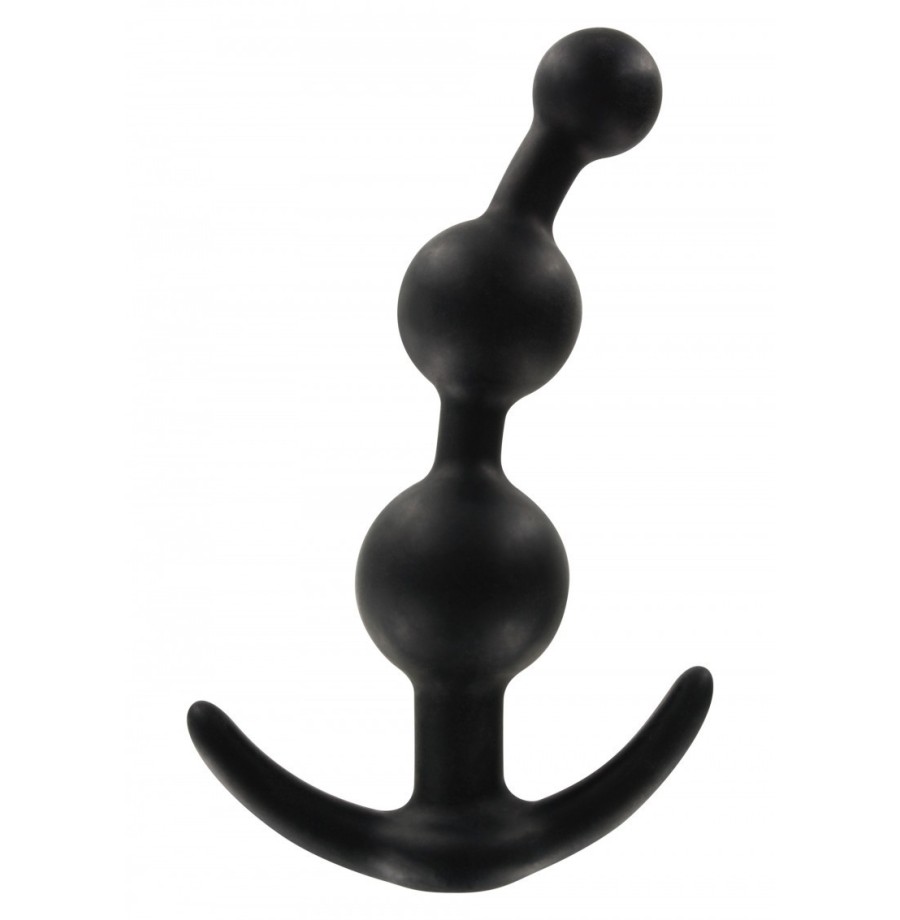 Fallo anale plug dildo in silicone realistico slim big anal butt sex toys nero black