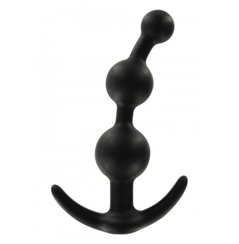 Fallo anale plug dildo in silicone realistico slim big anal butt sex toys nero black