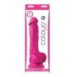 fallo realistico vaginale dildo anale con ventosa in silicone pene finto 7 pink