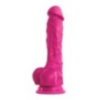 fallo realistico vaginale dildo anale con ventosa in silicone pene finto 7 pink