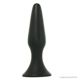 Kit Fallo anale tappo anal nero dildo black set 3 pz mini med maxi butt plug