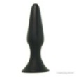 Kit Fallo anale tappo anal nero dildo black set 3 pz mini med maxi butt plug