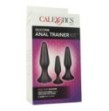 Kit Fallo anale tappo anal nero dildo black set 3 pz mini med maxi butt plug