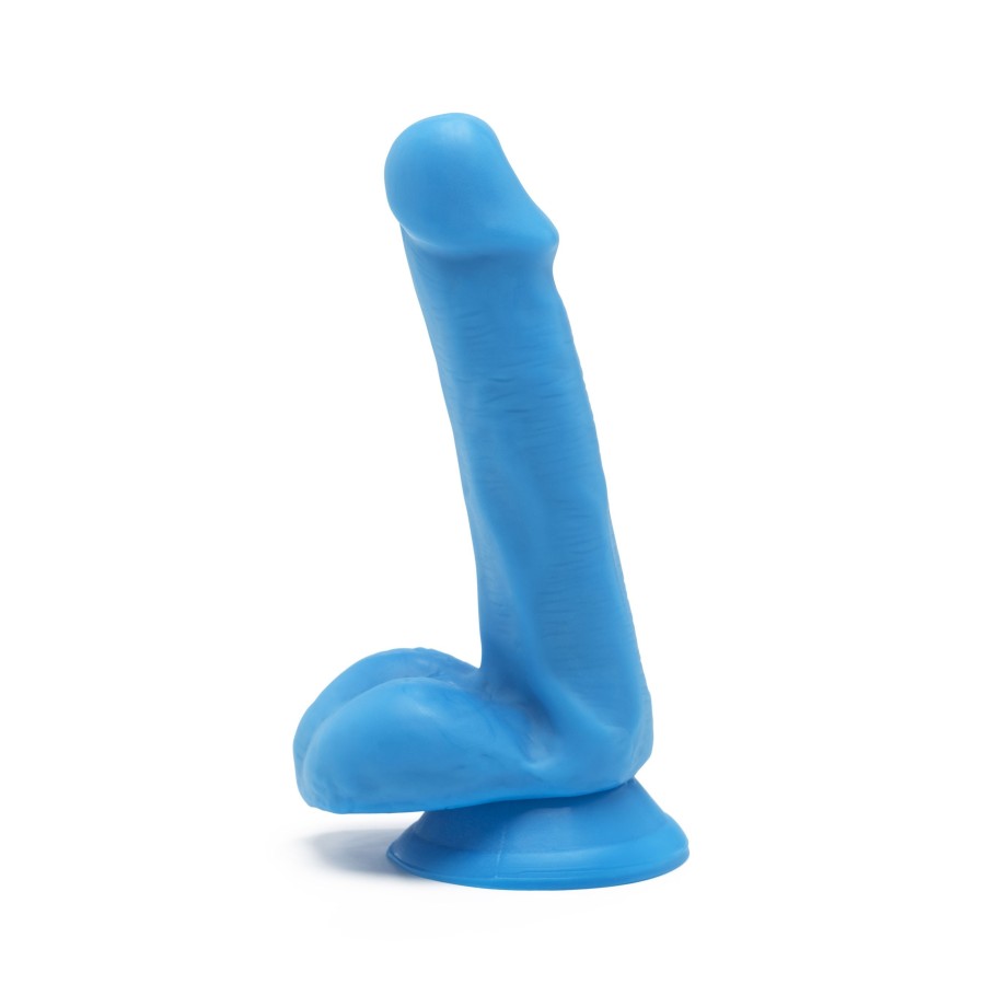 Fallo mini Vaginale dildo anale realisticoHappy Dicks Dildo 6 In w.Balls blu