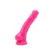 Fallo vaginale con ventosa dildo Happy Dicks 7.5 Inch w.Balls pink