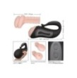 Masturbatore doppio vagina ano massaggiatore per pene Rechargeable Grip-N-Stroke