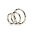 kit anello fallico Silver Ring - 3 Piece Set