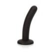 dildo fallo in silicone nero con ventosa curvo penetrazione anale vaginale black