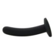 dildo fallo in silicone nero con ventosa curvo penetrazione anale vaginale black