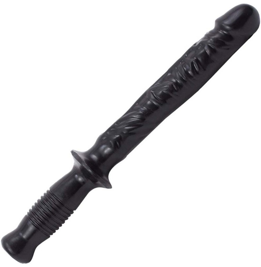 fallo dildo vaginale anale nero maxi realistico pene finto The Manhandler 14.5 Inch