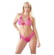 set completino intimo sexy donna con reggiseno e slip mutande bh slip cottelli collection