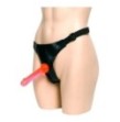 imbragatura cintura con fallo pene rosso realistico vaginale anale strap on