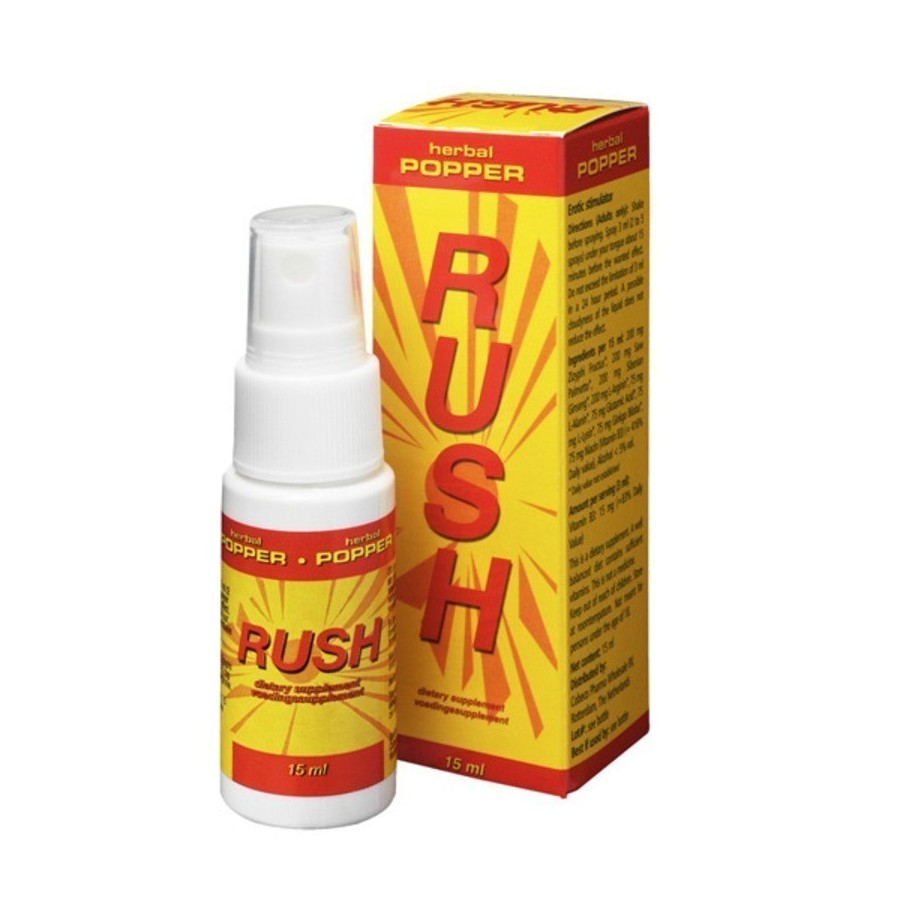 Spray stimolante naturale alle erbe rush popper 15 ml