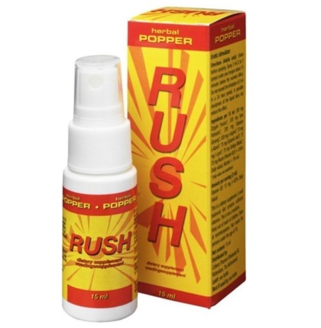 Spray stimolante naturale alle erbe rush popper 15 ml