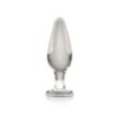 Fallo plug anale in vetro Glass icicles no 26