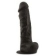 FALLO REALISTICO REAL SAFE BIG ARM black dildo con ventosa in silicone nero