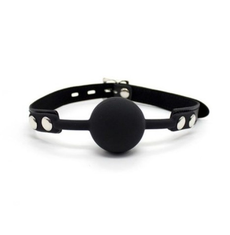 Morso gag ball fetish nero bondage bdsm restriant harness black - M...