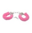 Manette con pelliccia sintetica bondage cuffs fetish costrittivo pink