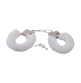 Manette con pelliccia sintetica bondage cuffs fetish costrittivo wh...