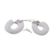 Manette con pelliccia sintetica bondage cuffs fetish costrittivo white