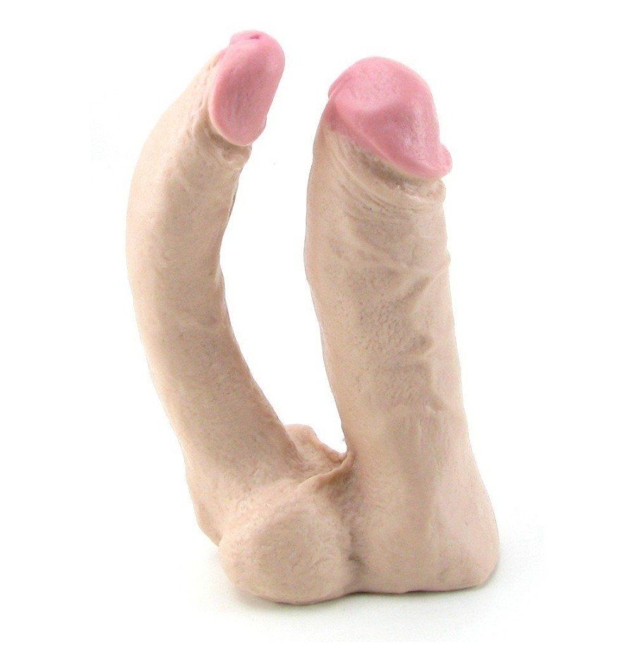 Fallo dildo realistico doppio strap on indossabile vaginale anale  vac-u-look flash