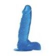 Fallo dildo Jelly Blue rapture real 7.5