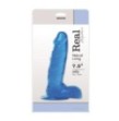 Fallo dildo Jelly Blue rapture real 7.5