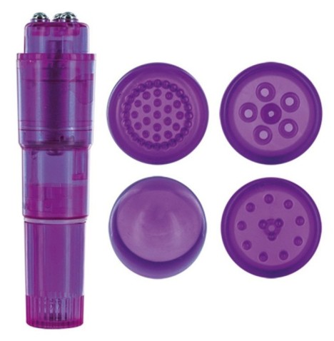 Stimolatore per clitoride multitestina pulsy purple - Stimolatori V...