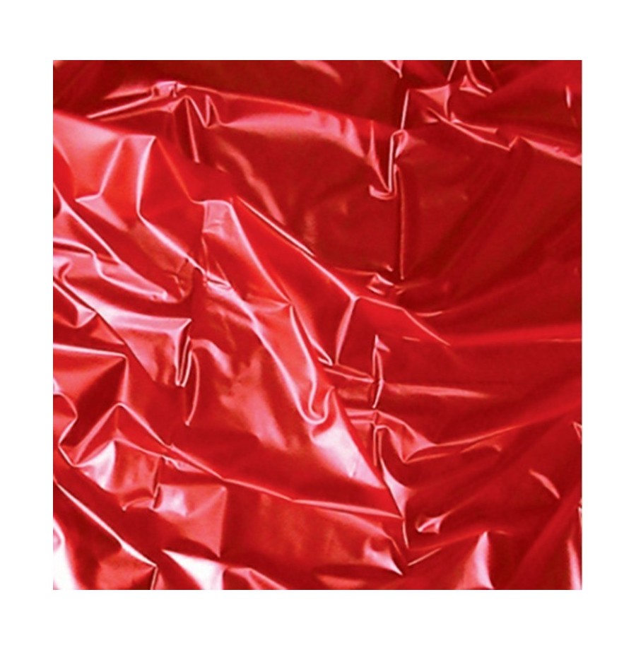 TELO COPRILETTO IN LATEX ROSSO SEXMAX WETGAMS cm 180X220