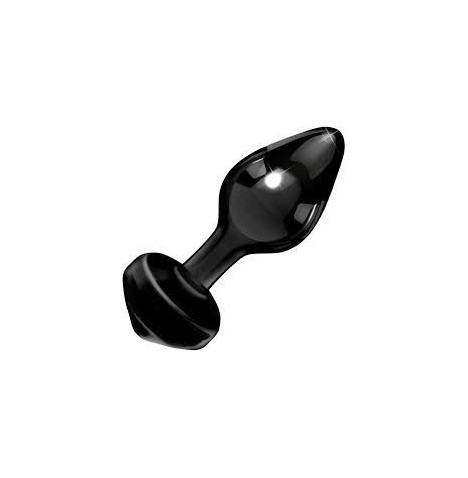 Plug anale vaginale dildo anal butt fallo fallo in vetro nero icicl...