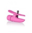 stimolatore per cappezzoli seno vibratore pinze vibranti sex toys donna rosa