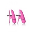 stimolatore per cappezzoli seno vibratore pinze vibranti sex toys donna rosa