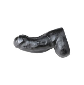 Dildo nero fallo vaginale anale realistico nero all black con vento...